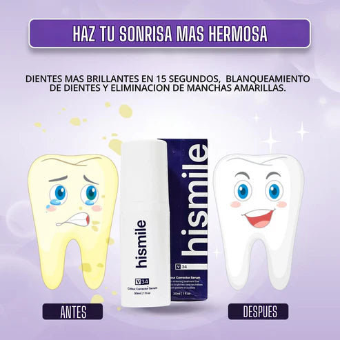 Blanqueador dental Hismile: Eliminador de manchas Original