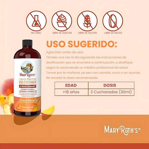 COMBO MARY RUTH'S+ | PEACH MANGO + RASPBERRY