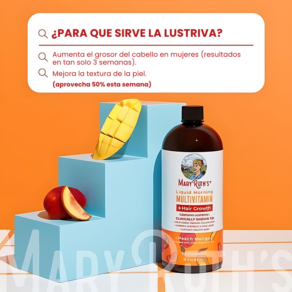 Multivitamínico líquido + Crecimiento del cabello