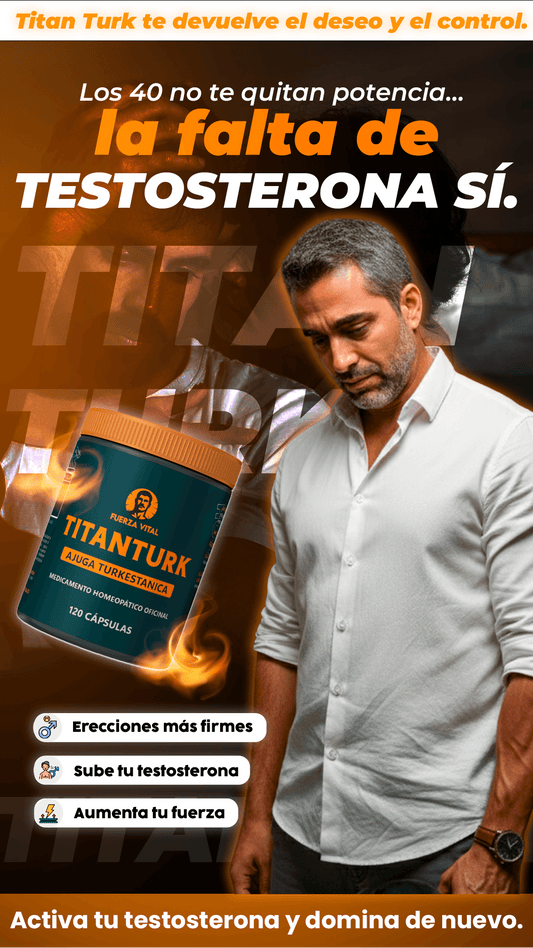 Titan Turk| el refuerzo que tu cuerpo necesita para volver a dominar.