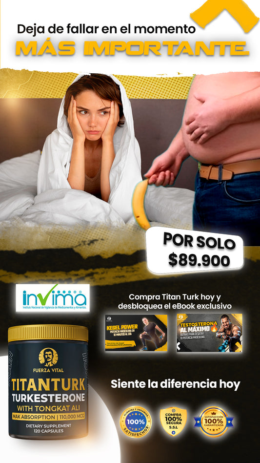 TITAN TURK| El poder natural que impulsa a los campeones.