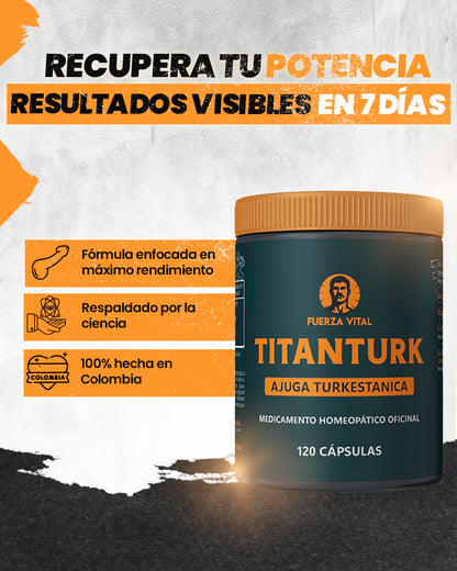 Titanturk® potencia que todo hombre necesita